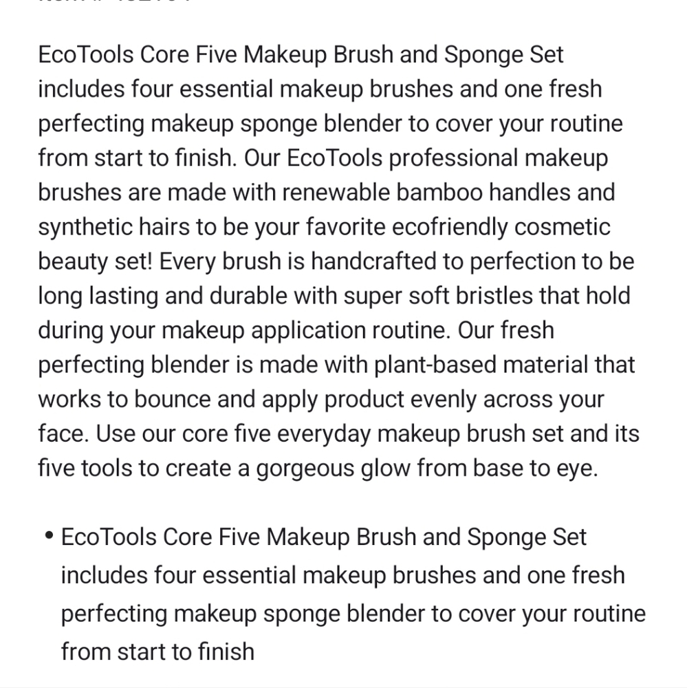 EcoTools The Core 5 Set - Picture 5 of 11
